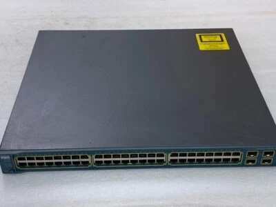 Cisco Catalyst 3560 Series WS-C3560G-48TS-S 48-Ports Rack-Mount Ethernet Switch - Image 1 of 4