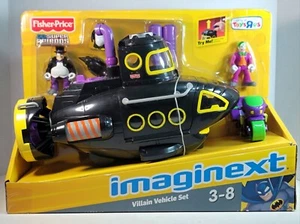 IMAGINEXT DC Penguin Submarine "Villain Vehicle Set" Toys R Us Fisher-Price 2008 - Imagen 1 de 18