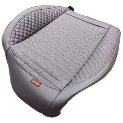 Funda de asiento delantera de coche almohadilla cojín completo envolvente protector de silla cuero PU Foto 1 de 4