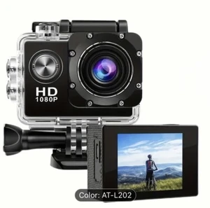 ¡Cámara de acción con tarjeta! Mini LCD Full HD 1080P 12MP Impermeable 30m Deportes Exterior - Imagen 1 de 7
