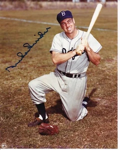 "Foto firmada con autógrafo de 8"" x 10"" de Duke Snider - ¡Dodgers! ¡CORTE! MLBPAA ¡Certificado de autenticidad!  - Imagen 1 de 4