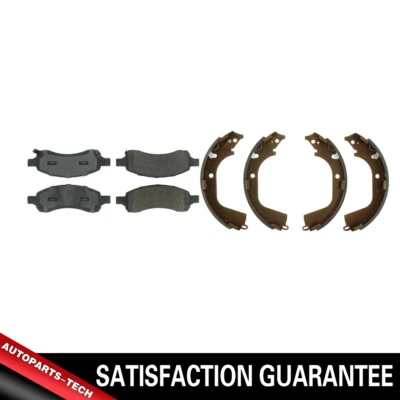 Juego de 2 pastillas de freno y zapatas de freno metálicas delanteras + traseras para Chevrolet Colorado Foto 1 de 4