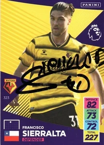FRANCISCO SIERRALTA SIGNED WATFORD 2021/2022 ADRENALYN XL TRADING CARD+COA - Picture 1 of 1