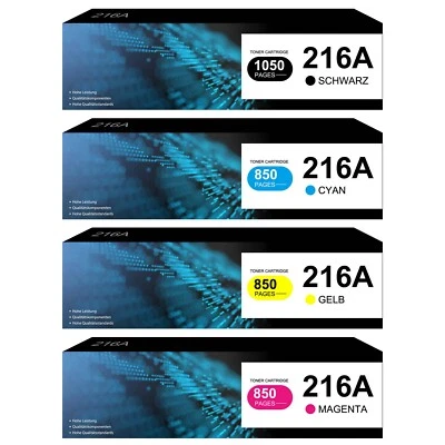 VICTONER 4 XXL Toner für HP 216A W2410A Color LaserJet Pro MFP M183 fw MFP M182 nw M155 a