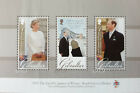 2012 GIBRALTAR DIAMOND ANNIVERSARY ROYAL VISIT - MINT MINISHEET WITH 3 STAMPS