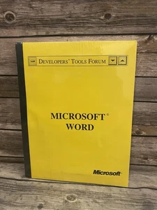 Microsoft Word Developers’ Tools Foro Libro Piezas Número 26738 NUEVO Sellado - Imagen 1 de 9