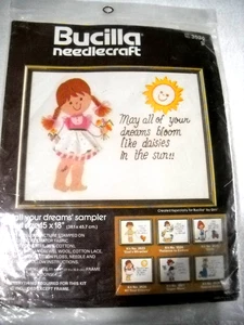 All Your Dreams Sampler Kit Crewel Bucilla 3526 New Vintage F2 - Picture 1 of 4