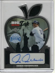 2025 Leaf Bronx Legacy Chris Chambliss Auto #1/1 *Big Apple Ink* - Bild 1 von 2