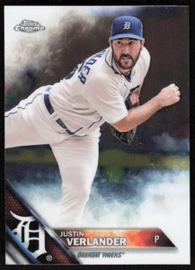 2016 Topps Chrome #18 Justin Verlander - Picture 1 of 2