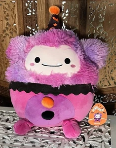 Squishmallows Woxie the Halloween Bigfoot Clown 12 inch NEW RELEASE Stuffed Rare - Picture 1 of 3