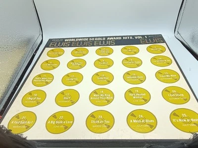 ELVIS PRESLEY -WORLDWIDE 50 GOLD AWARD HITS VOL. 1 - BOX SET 4 LP RCA RECORDS VG - Image 1 of 4