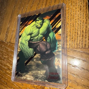 2022 Fleer Ultra Marvel Avengers 007/141 Orange Foil Card #30 Hulk - Picture 1 of 2