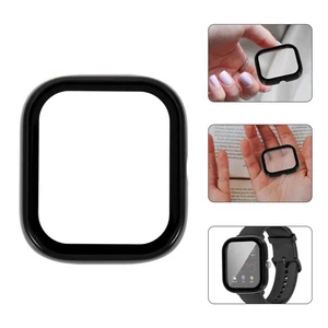 Protective Shell Tempered Film Smartwatch Cover Replaceable Case - Picture 1 of 12