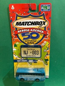 Matchbox Across America 50th Birthday New Jersey Ikarus Coach 1/64 Diecast BX48 - Picture 1 of 1