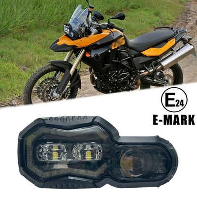 Светодиодная фара с дневным ходом дальнего/ближнего света для BMW F650GS F700GS F800GS Adventure F800R - Изображение 1 из 4