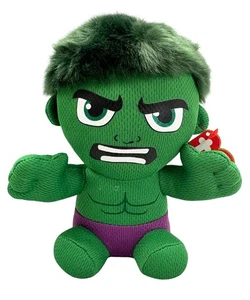 Juguete de peluche Ty Beanie Baby - Hulk el superhéroe, como nuevo - Imagen 1 de 6