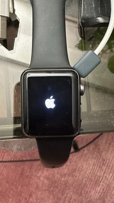 Apple Watch Sport (1. Gen.) 38mm, defekt, Sportarmband + Milanese Uhrenarmband - Bild 1 von 3