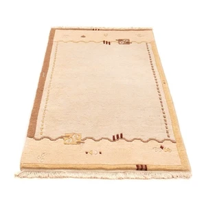 Morgenland Nepal Teppich - 140 x 70 cm - beige - Bild 1 von 3