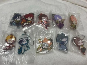 Bungo Stray Dogs figure strap rubber key chain Lot 10 mascot anime Japan m640 - Picture 1 of 6