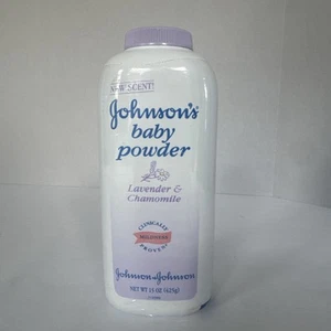 Johnson's Baby Powder Vintage 2004 aroma lavanda y manzanilla 15 oz suavidad NUEVO - Imagen 1 de 3