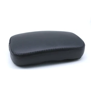 Motorcycle Black Pillion Pad Seat 6 Suction Cup Cushion For Harley Honda Yamaha - Imagen 1 de 6
