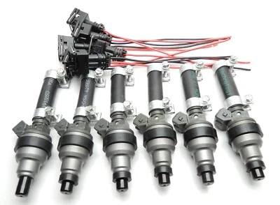 Inyectores de combustible Datsun 280ZX 1977-81 4 ORIFICIOS MÁS POTENCIA Y PAR sin afinación Foto 1 de 4