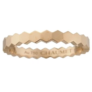 Chaumet Be My Love Honeycomb Ring 081931 K18PG #50 - Picture 1 of 5