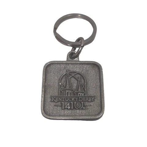 2015 Kentucky Derby 141 Churchill Downs Solid Pewter Keychain USA Made Cover