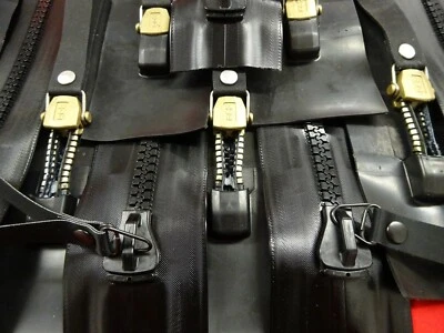 Drysuit Zipper -  BDM / YKK PROSEAL® AQUASEAL®  Airtight Zip - Waterproof Zip - Image 1 of 3