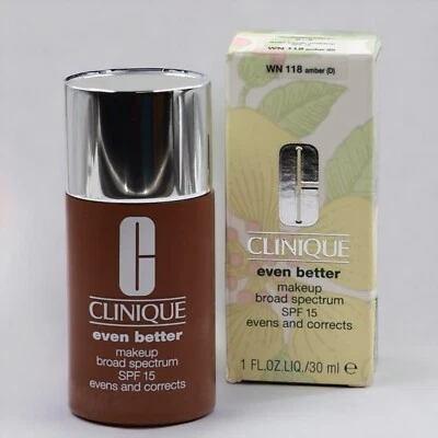 Clinique Even Better Makeup SPF15 Evens and Corrects WN 118 Amber 1 fl oz 30 ml - Image 1 of 4