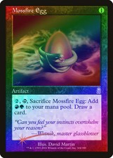 Mossfire Egg FOIL Odyssey PLD Artifact Uncommon MAGIC GATHERING CARD ABUGames
