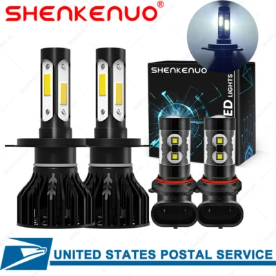 For Toyota Tacoma 2005-2009 2010 2011 Combo LED Headlights + Fog Light Bulbs Kit - Image 1 of 4