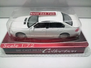 Yatming 1:72 Scale / BMW 745i E65 - Luxury Sedan - White - Model Car x1 - Picture 1 of 4