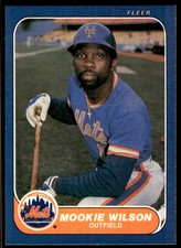 1986 Fleer Mookie Wilson New York Mets #97
