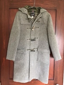 Gloverall Original English Duffle Coat Women's Size 6 Gray Wool Made in England - Picture 1 of 14