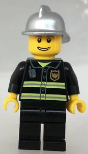 LEGO ®-Minifigur Feuerwehrmann Helm silber Set 30010 Fire Chief - cty173 cty0173 - Picture 1 of 3
