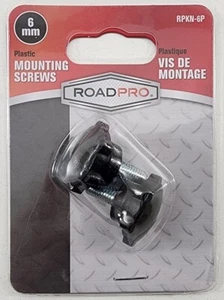 Roadpro RPKN-6P CB Radio OEM Plástico NEGRO 6mm Hilo Perillas de repuesto Bolsa de 2 - Imagen 1 de 4