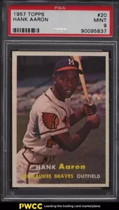 1957 Topps Hank Aaron #20 PSA 9 MINT