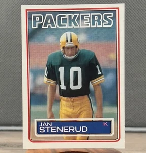1983 Topps Football #85 Jan Stenerud (HOF) - Green Bay Packers - Picture 1 of 2