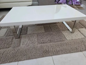 Nick Scali White Gloss Coffee Table - Picture 1 of 4
