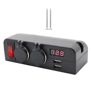 Panneau de prise de chargeur de voiture 12 V/24 V double Ports USB 5 V/3.1A - Zdjęcie 1 z 7