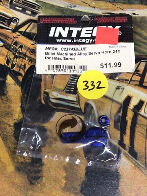 C23743BLUE Billet Machined Alloy Servo Horn 24T for Hitec Servo NIP USA Shipped - Image 1 of 4