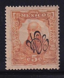 uct02 Mexico 1914 Civil War Script GCM Carranza ovpt inverted Sc#488 - Picture 1 of 1