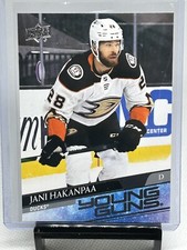 2020-21 UPPER DECK SERIES 2 HOCKEY YOUNG GUNS JANI HAKANPAA ROOKIE CARD #459