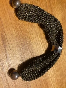 Georgian or Victorian Steel Beaded Miser's Stocking Purse - Picture 1 of 4
