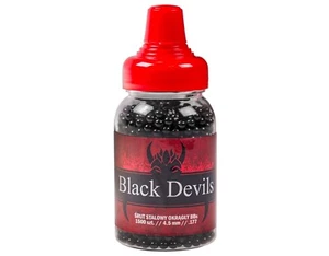 Steel BB BBs BB's Black Devils .177 cal. (4.5 mm) 1500 pcs 0.35 gram 5.23 grain - Picture 1 of 2