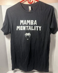 Kobe Bryant Mamba Mentality T-shirt in Black Size M - Picture 1 of 4