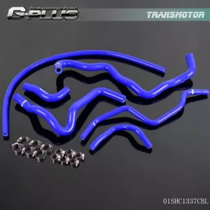 Silicone Radiator Hose+Clamps Kit Fit For 2001-2005 Honda Civic D17 1.7L Blue - Picture 1 of 12