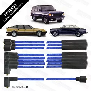 Powerspark Rover V8 8 mm azules HT cables rendimiento cables de silicio dobles - Imagen 1 de 6