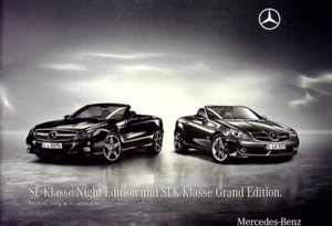 278130) Mercedes SLK R171 Grand Edition SL R230 Night Prospekt 11/2009 - Bild 1 von 1